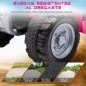 Quad Eléctrico HONDA para Niños 18-36 Meses Vehículo Eléctrico a Batería con Faros LED Bocina 65,5x38,5x43,5cm Fucsia
