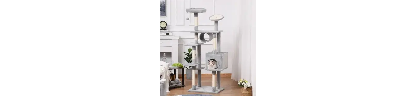 Accesorios para gatos prácticos y funcionales