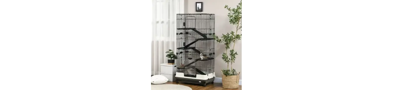 Jaulas para hámsters cómodas y seguras