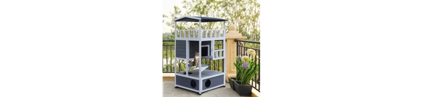 Casetas para gatos cómodas y resistentes