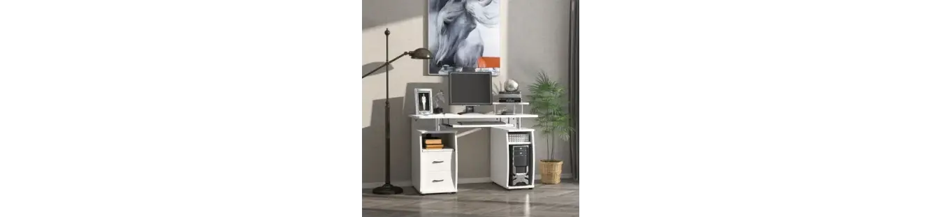 Escritorios para ordenador prácticos y funcionales