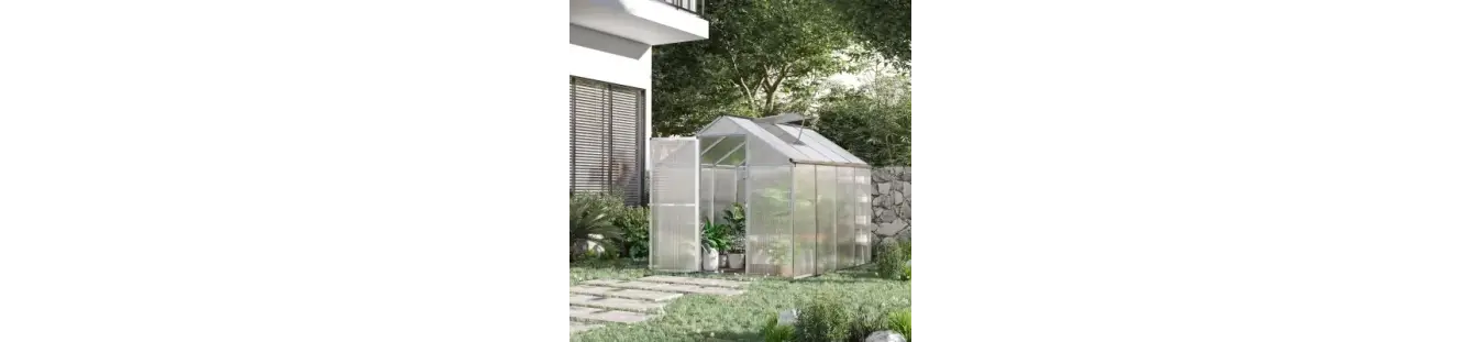 Invernaderos de policarbonato para jardín y huerto | Nocta