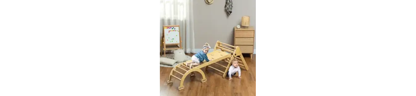 Triángulos de aprendizaje para psicomotricidad infantil